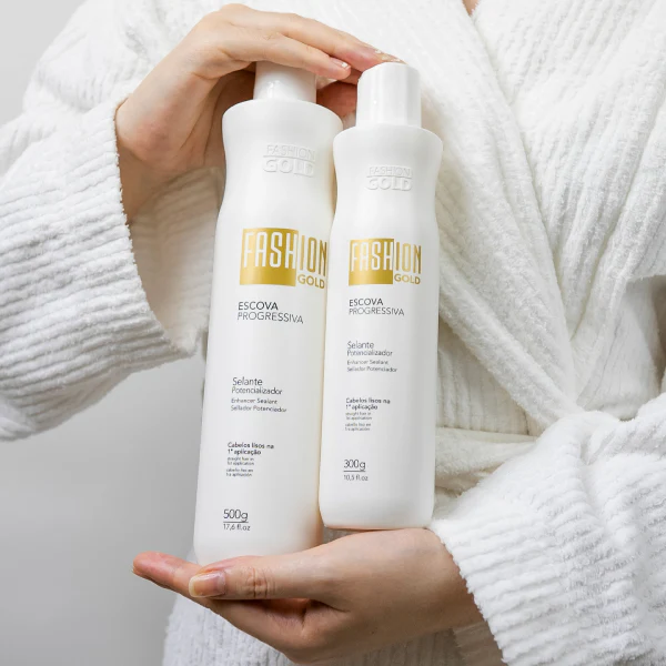 FASHION GOLD 500g/17.6oz – Brazilian Keratin Treatment, Smoothing and Straightening System - Image 2