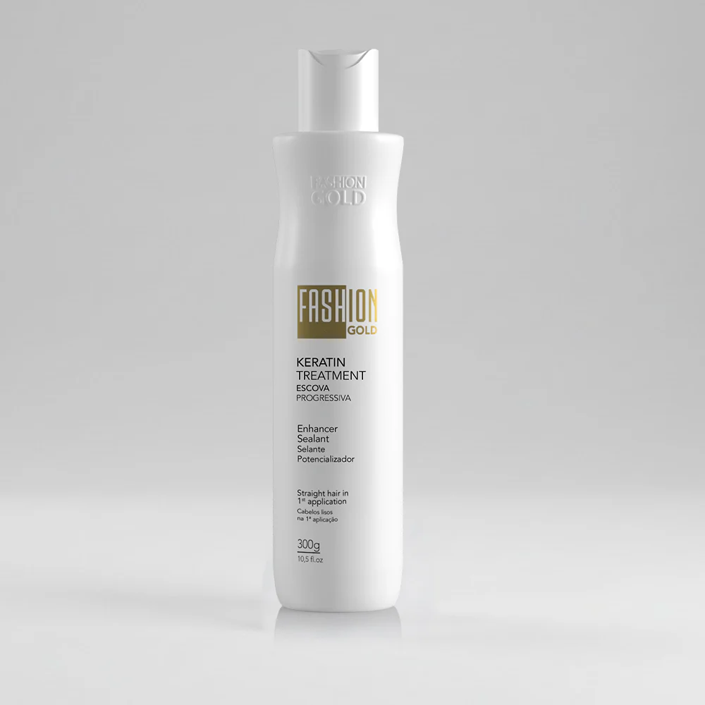 FASHION GOLD 300g/10.5oz – Brazilian Keratin Treatment, Smoothing and Straightening System