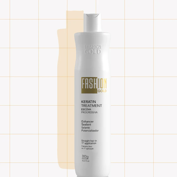 FASHION GOLD 300g/10.5oz – Brazilian Keratin Treatment, Smoothing and Straightening System - Image 6