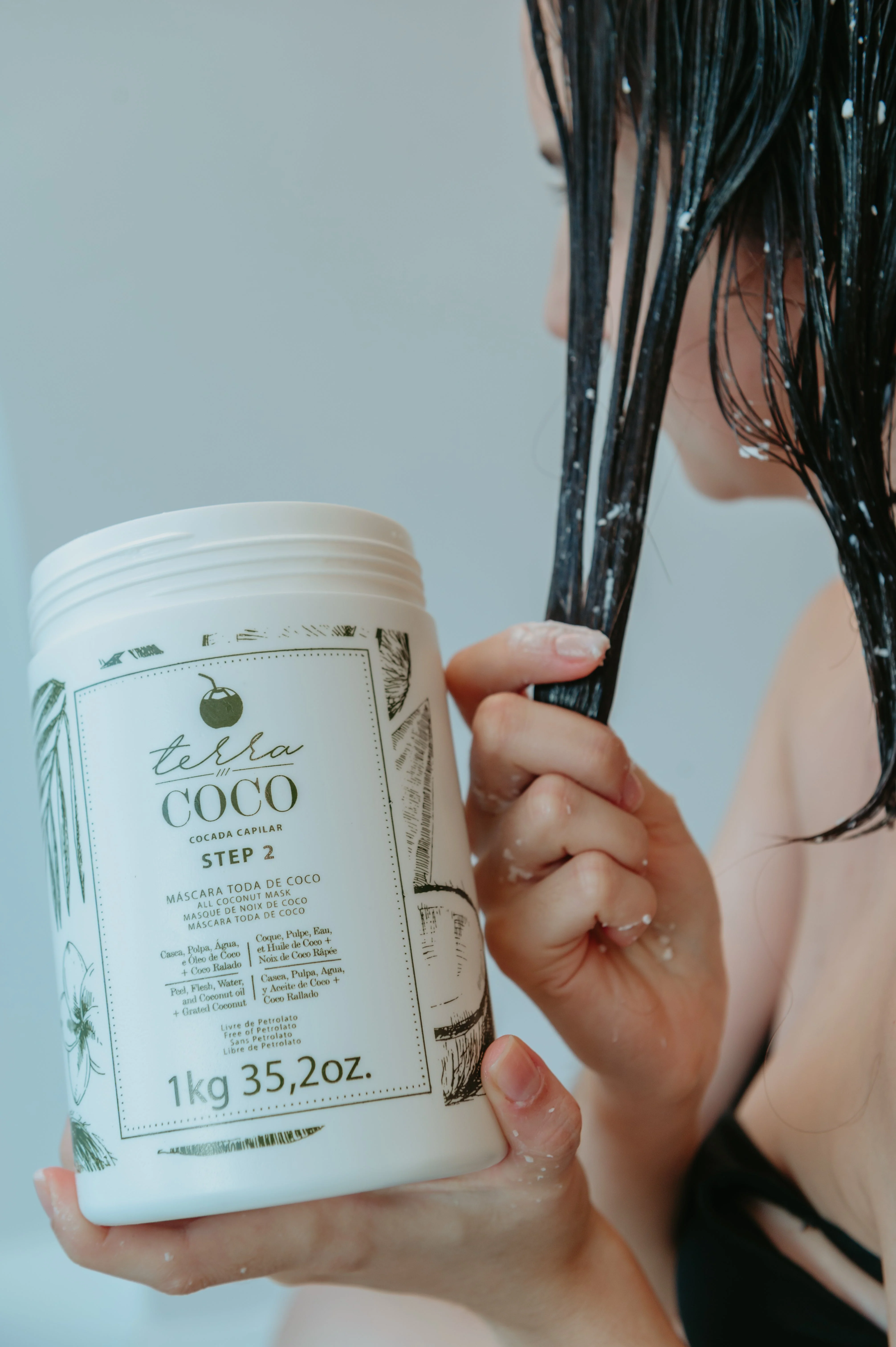Coconut-Based Mask 1kg / 33oz - TERRA COCO - Image 2