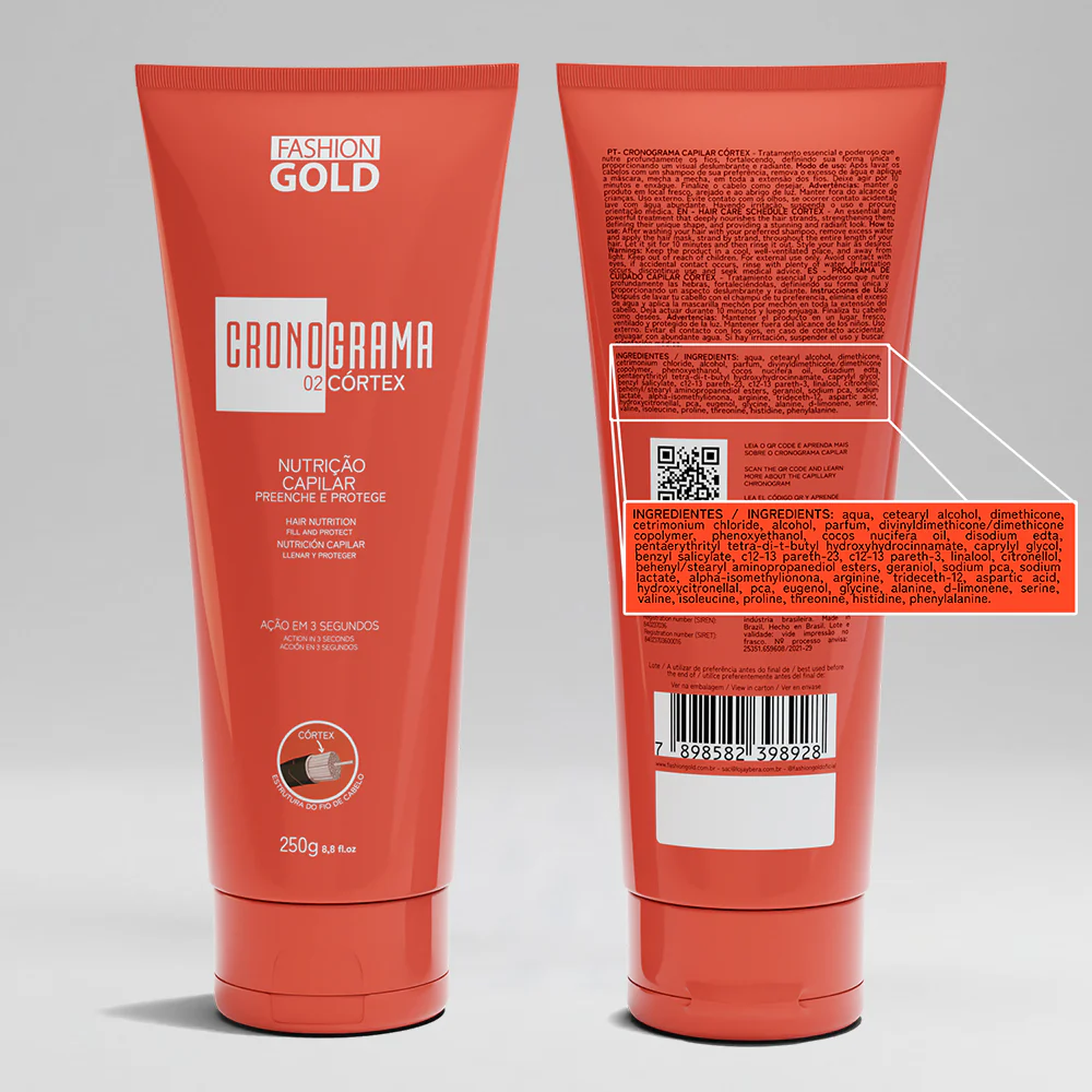 Kit CRONOGRAMA Hair Care System - Fashion Gold - Image 10