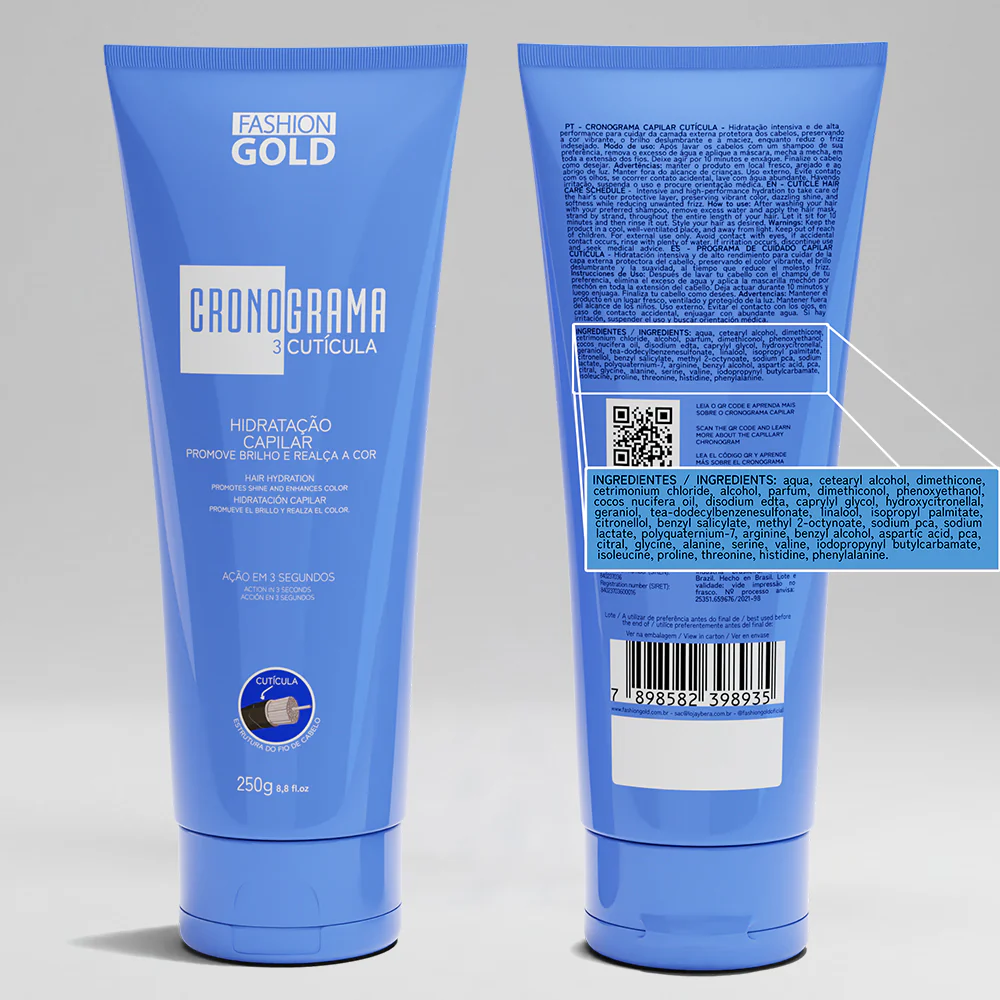 Kit CRONOGRAMA Hair Care System - Fashion Gold - Image 11