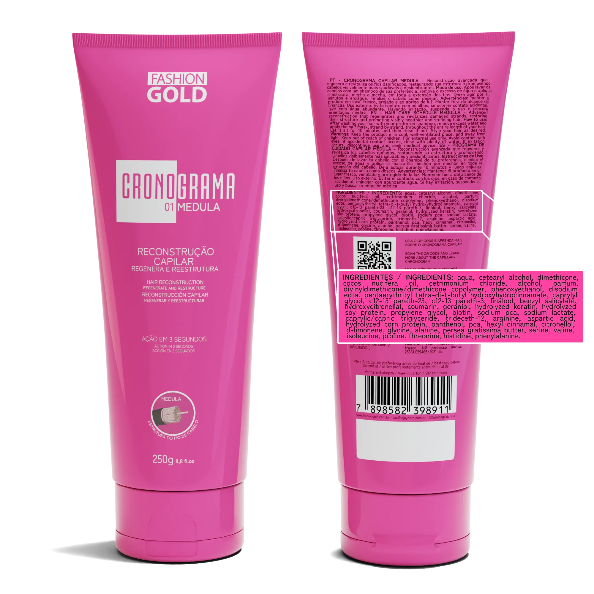 Ybera 100Timetros + Cronograma Hair System | Hair Growth & Repair - Image 6