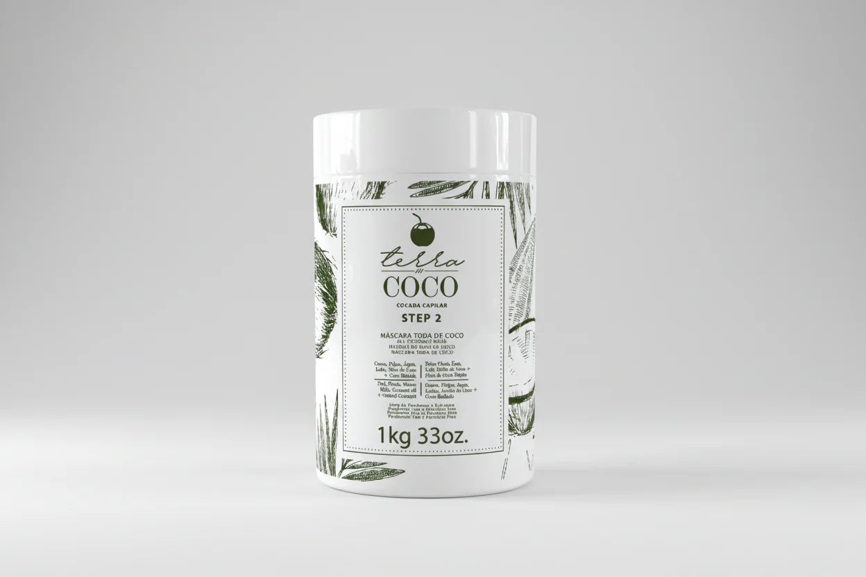 Kit TERRA COCO Isotonic Shampoo + Coconut-Based Mask 1kg / 33oz - Image 4